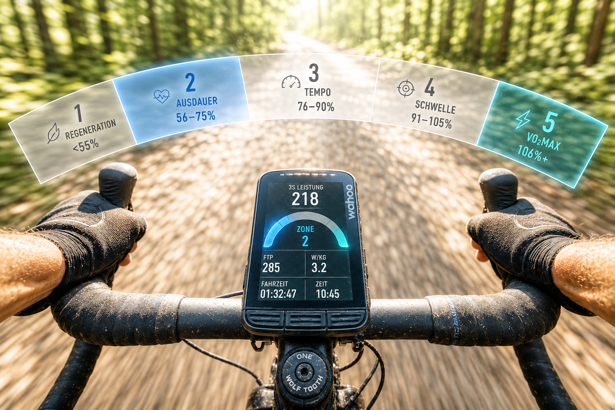 Radtraining | Die 5 Trainigszonen